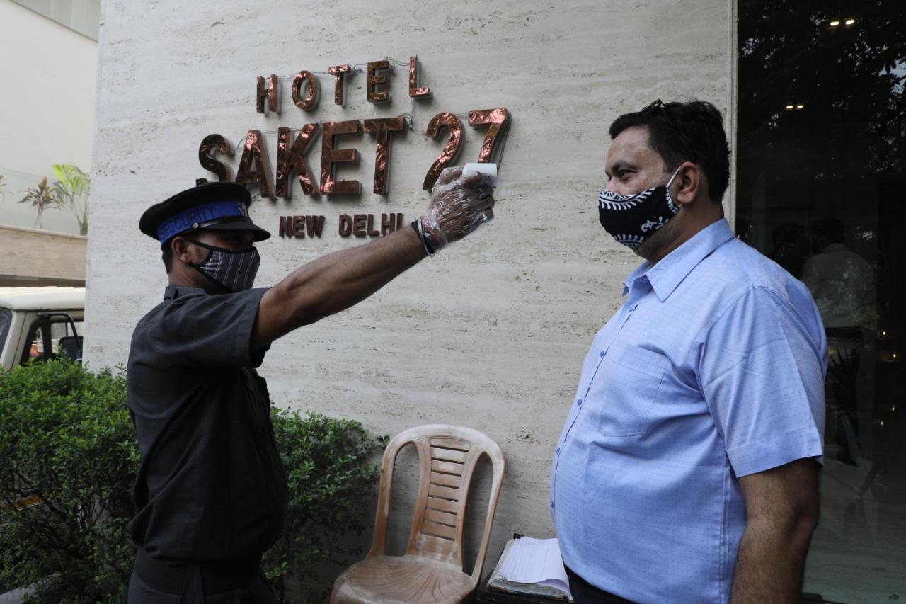 Hotel Saket 27 New Delhi Luaran gambar